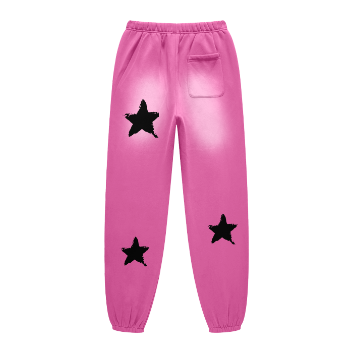Small Circle Star Fleece Joggers