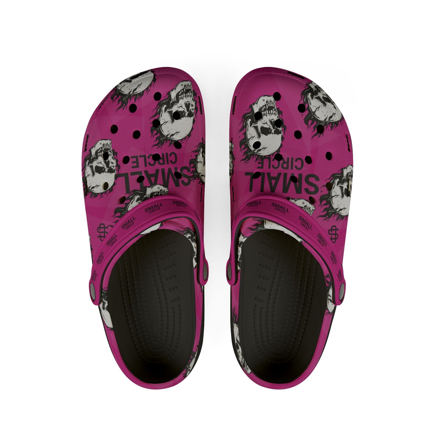 Small Circle Fuchsia Scully Crocs