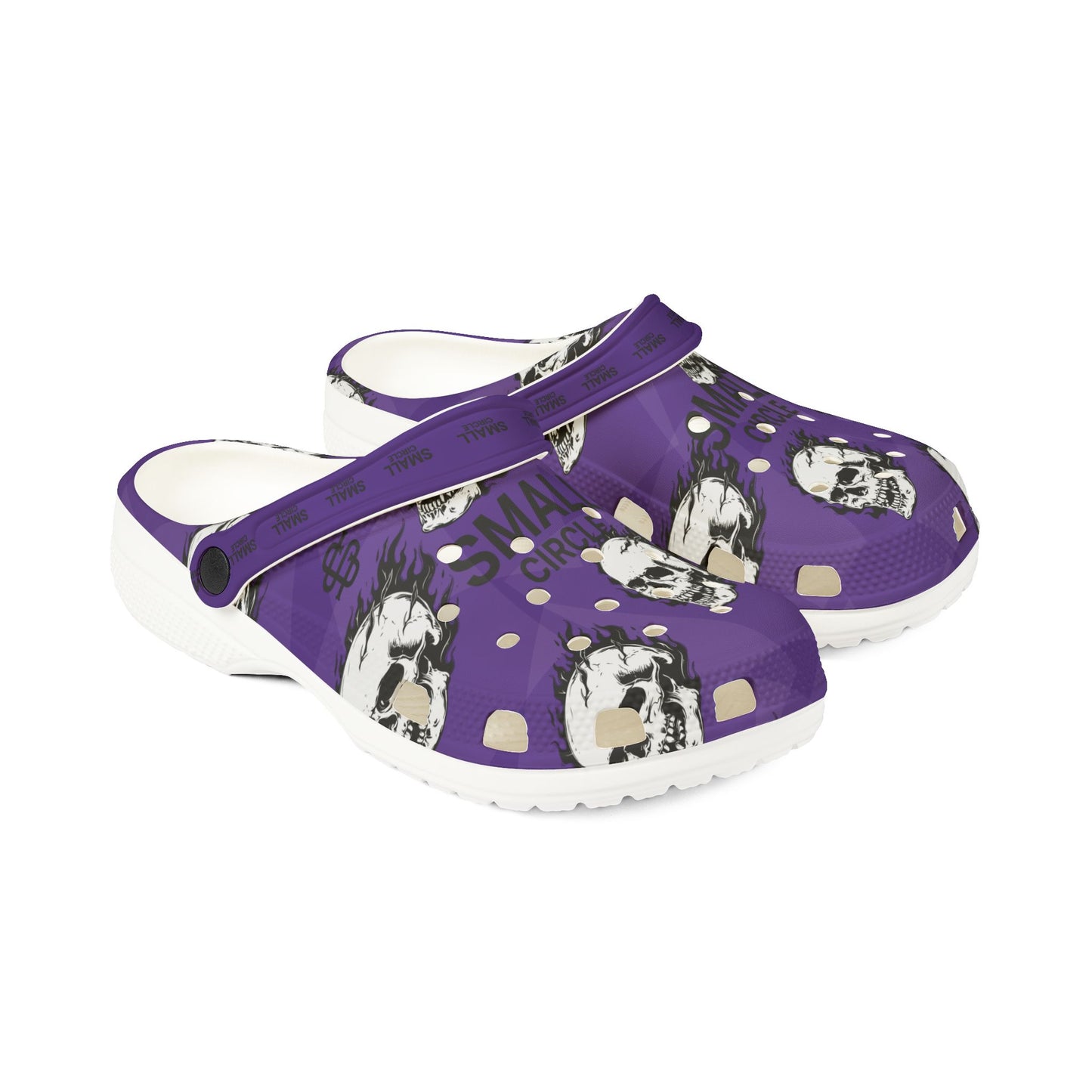 Small Circle Purple Scully Crocs
