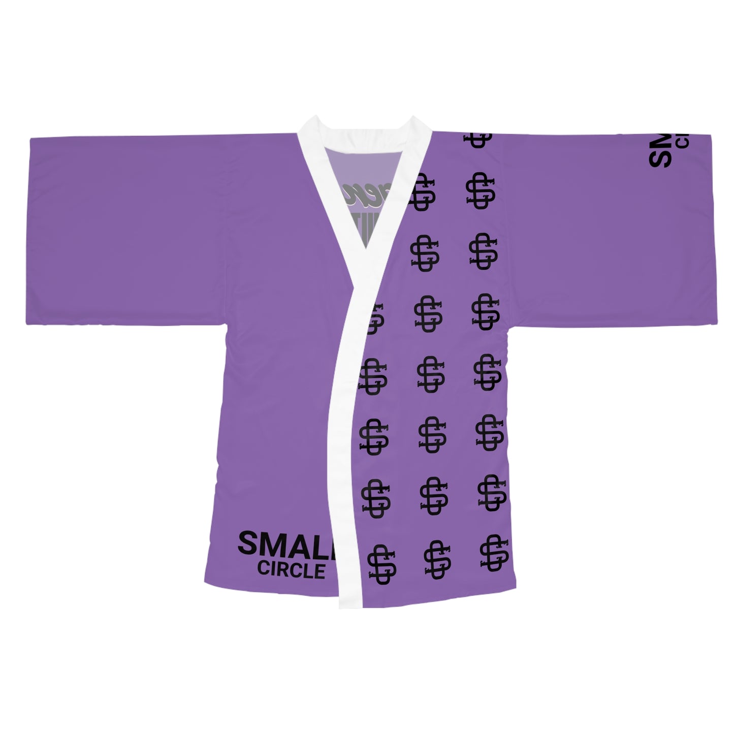 Small Circle Lavy Long Sleeve Kimono Robe