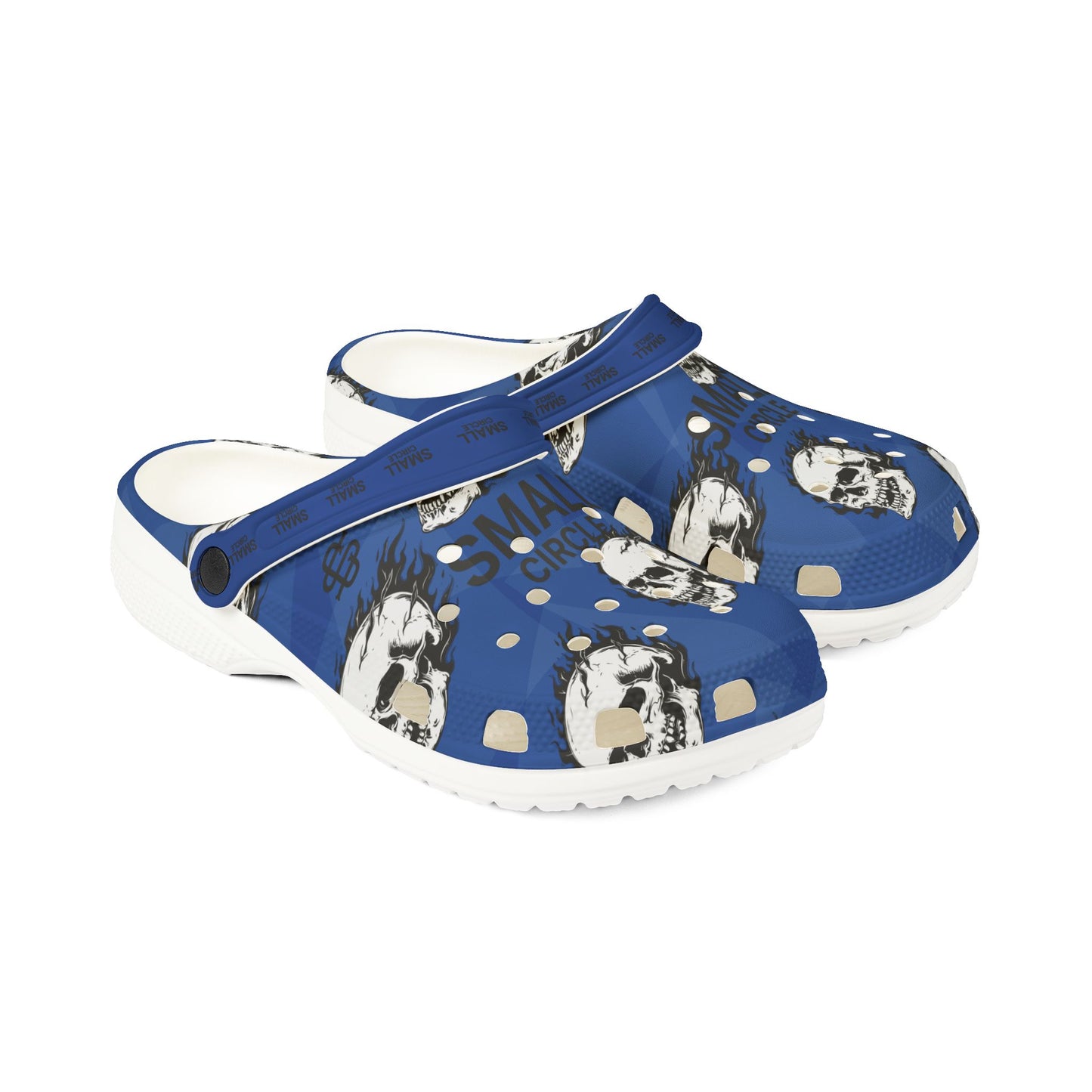 Small Circle Navy Scully Crocs
