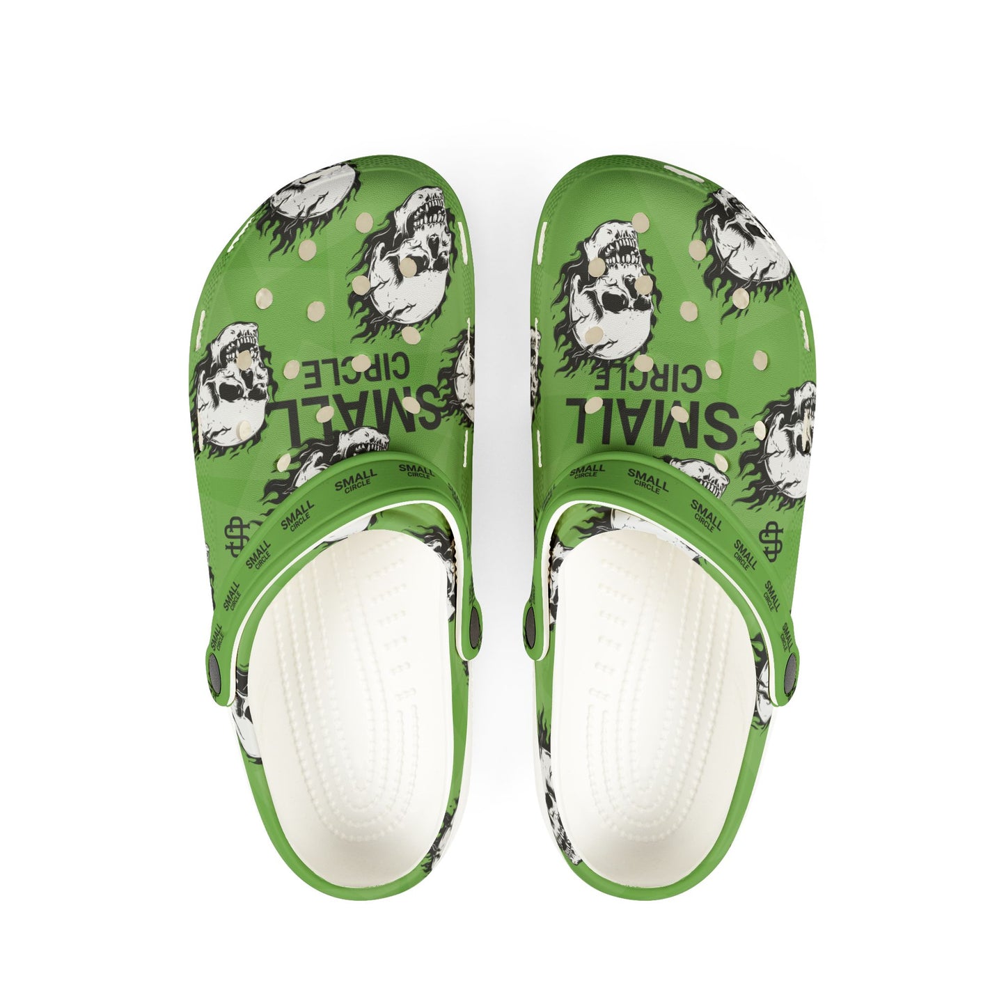 Small Circle Lime Scully Crocs