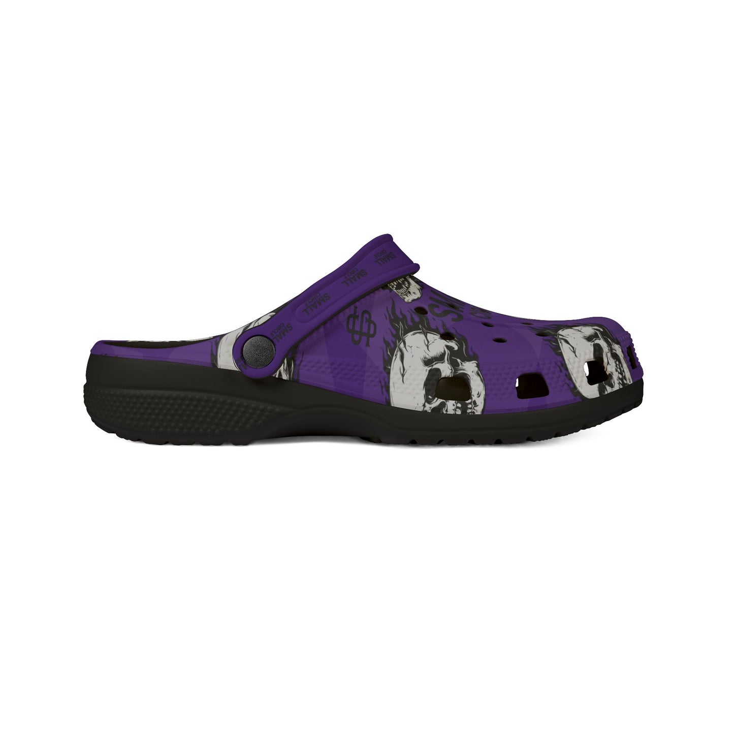 Small Circle Purple Scully Crocs