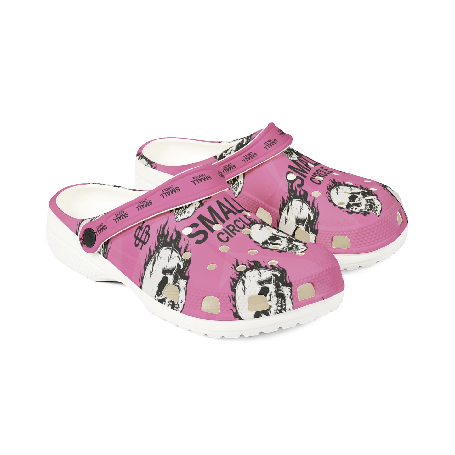 Small Circle Pink Scully Crocs