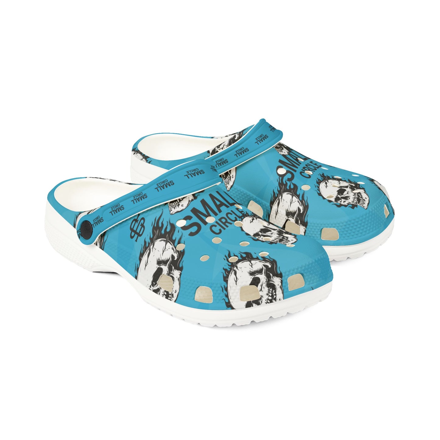 Small Circle Turq Scully Crocs