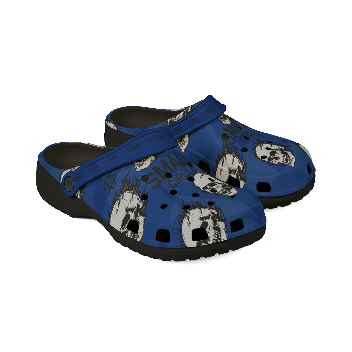 Small Circle Navy Scully Crocs