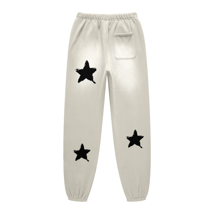 Small Circle Star Fleece Joggers