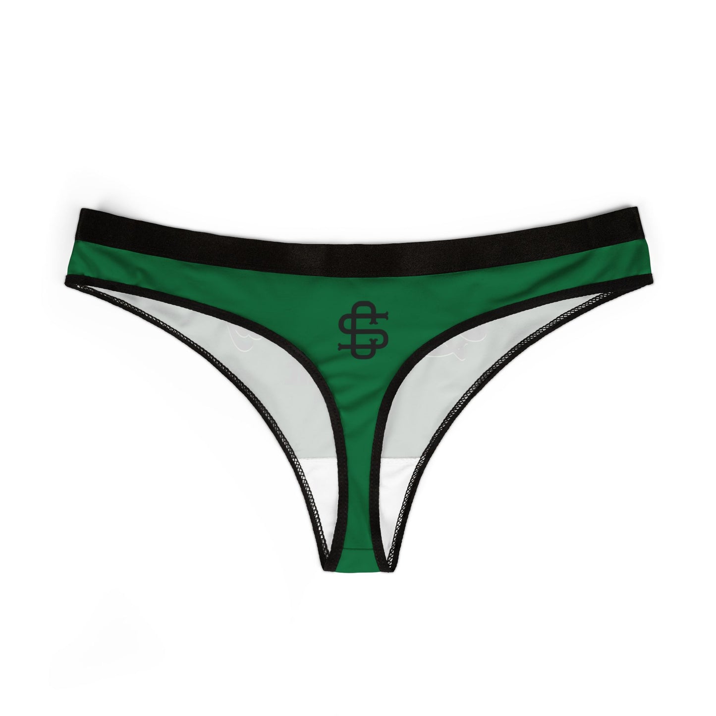 Small Circle Emerald Thong