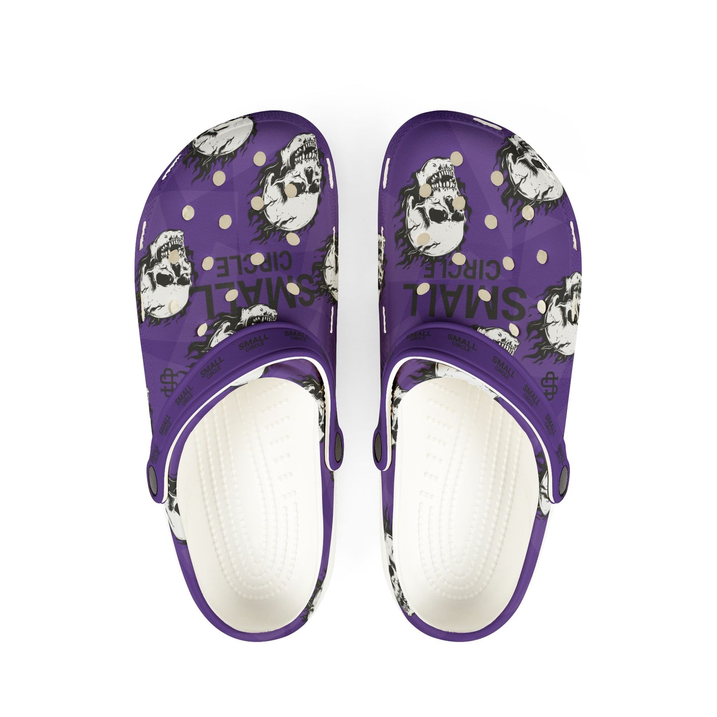 Small Circle Purple Scully Crocs