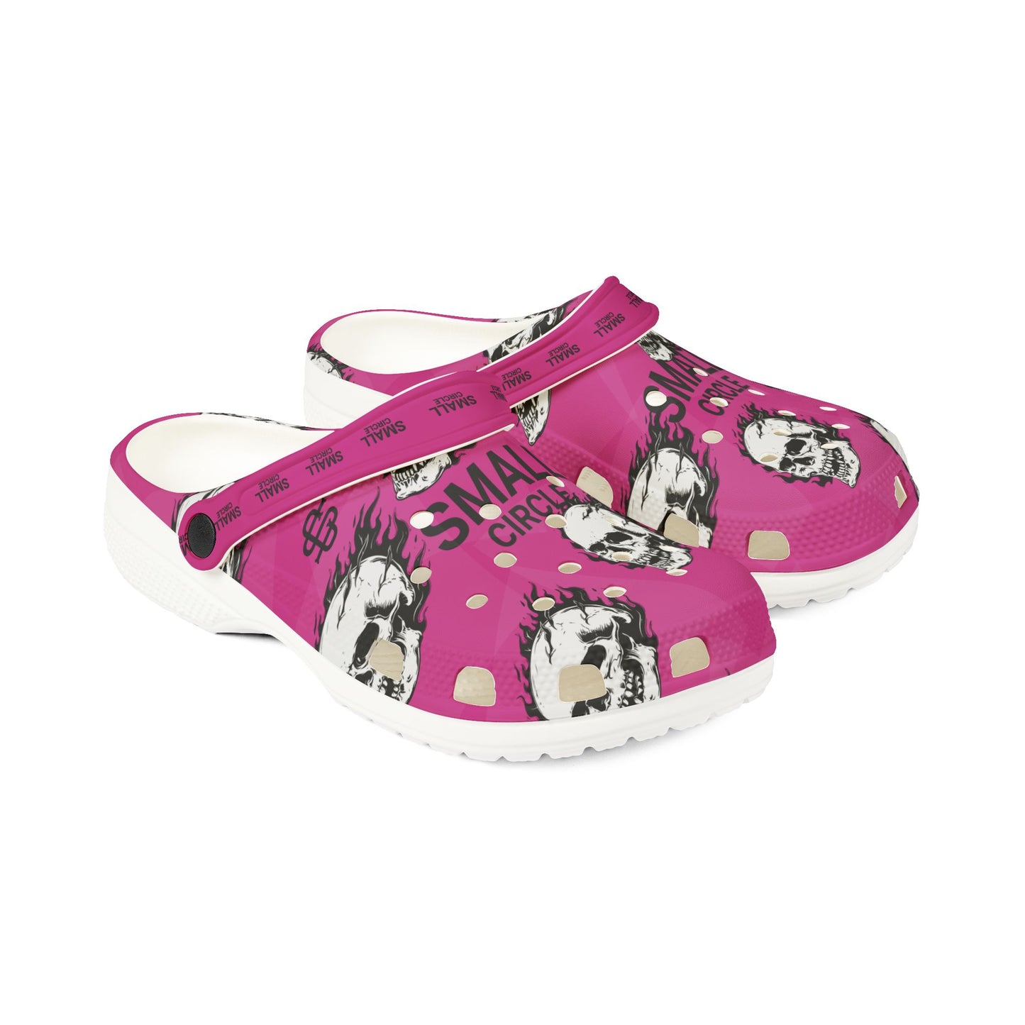 Small Circle Fuchsia Scully Crocs
