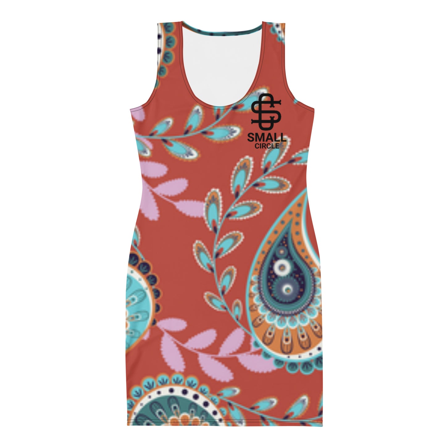Small Circle Pure Bodycon dress
