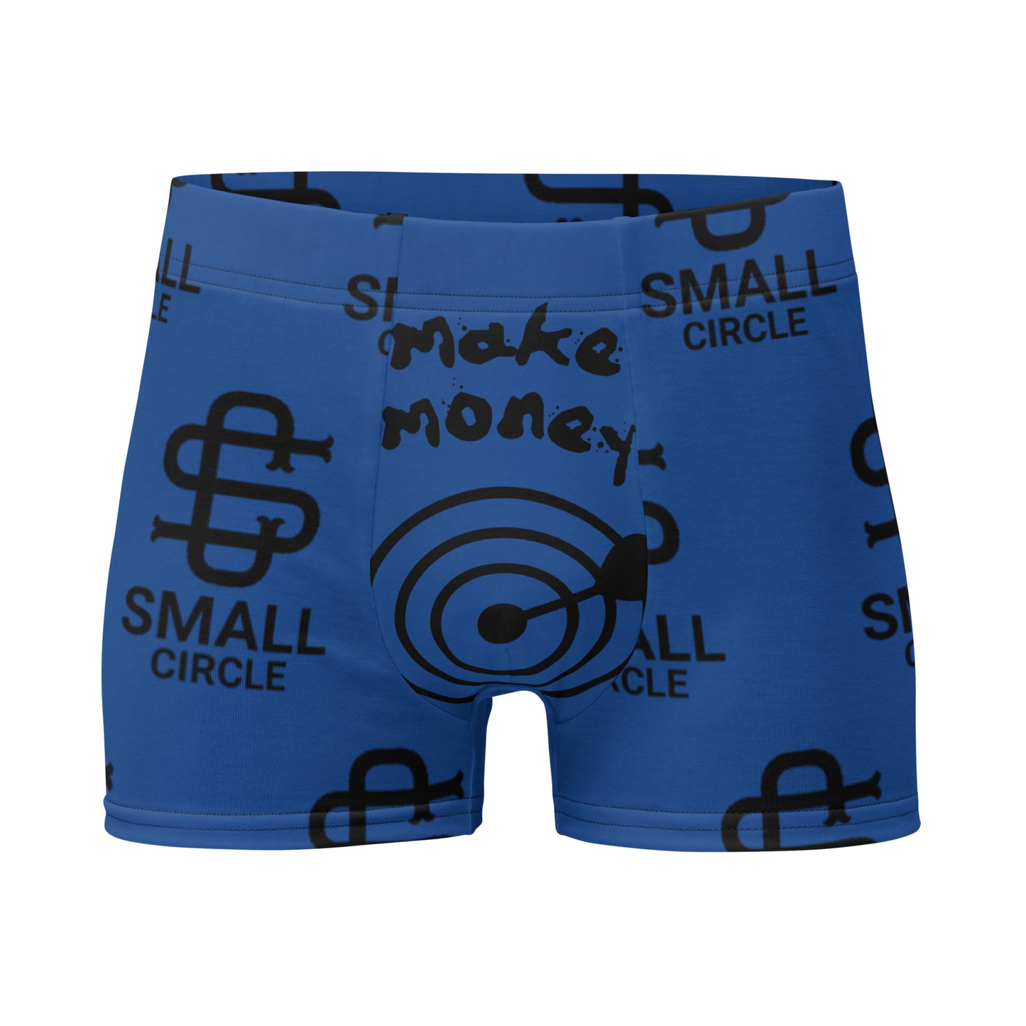 Small Circle Navy Boxer Briefs