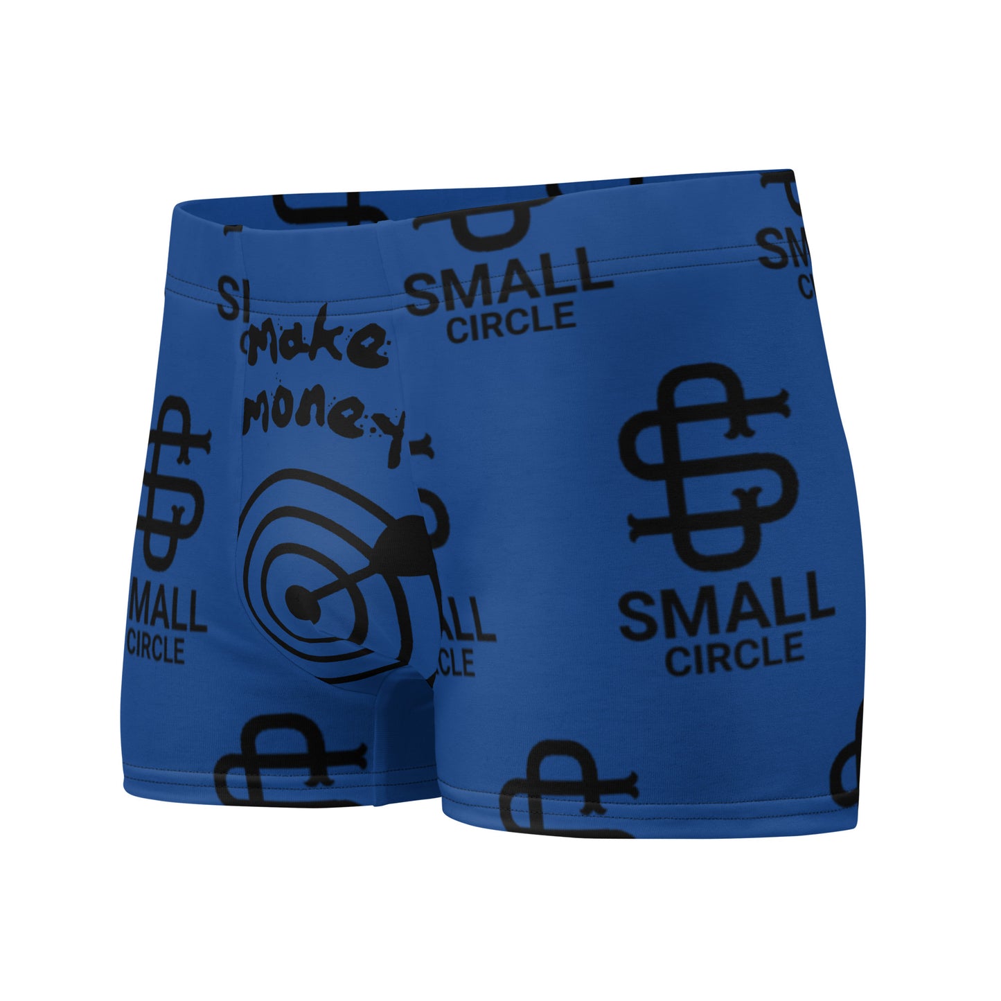 Small Circle Navy Boxer Briefs