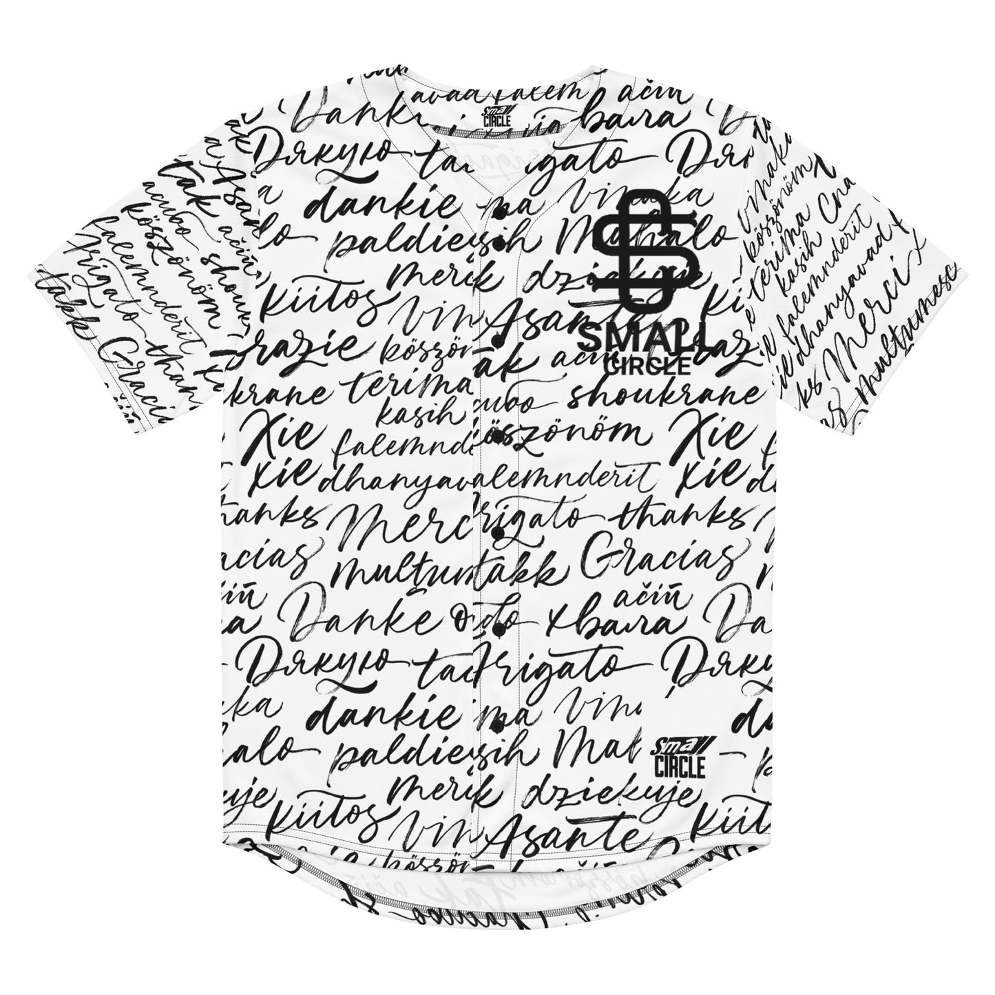 Small Circle Notes baseball jersey