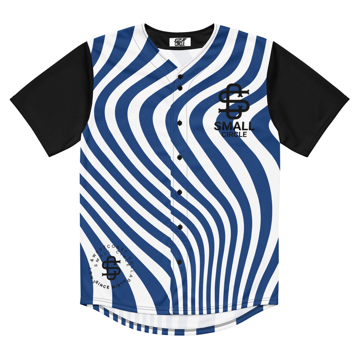 Small Circle Wave baseball jersey