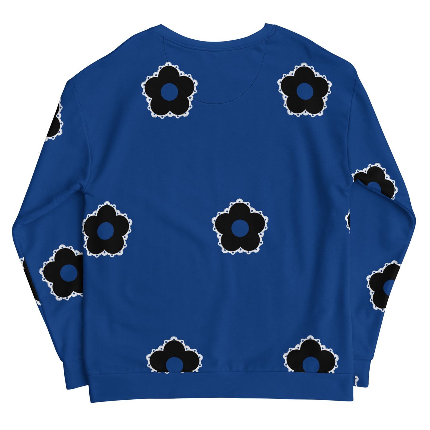Small Circle La Flor Navy Sweatshirt