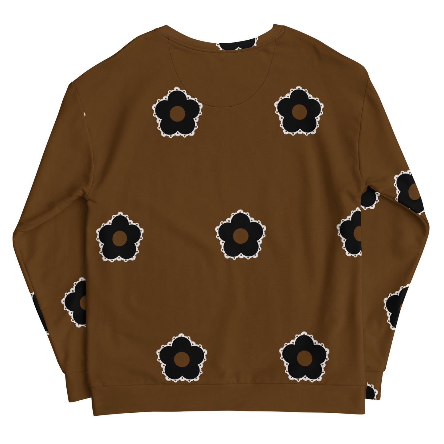 Small Circle La Flor Chocolate Sweatshirt