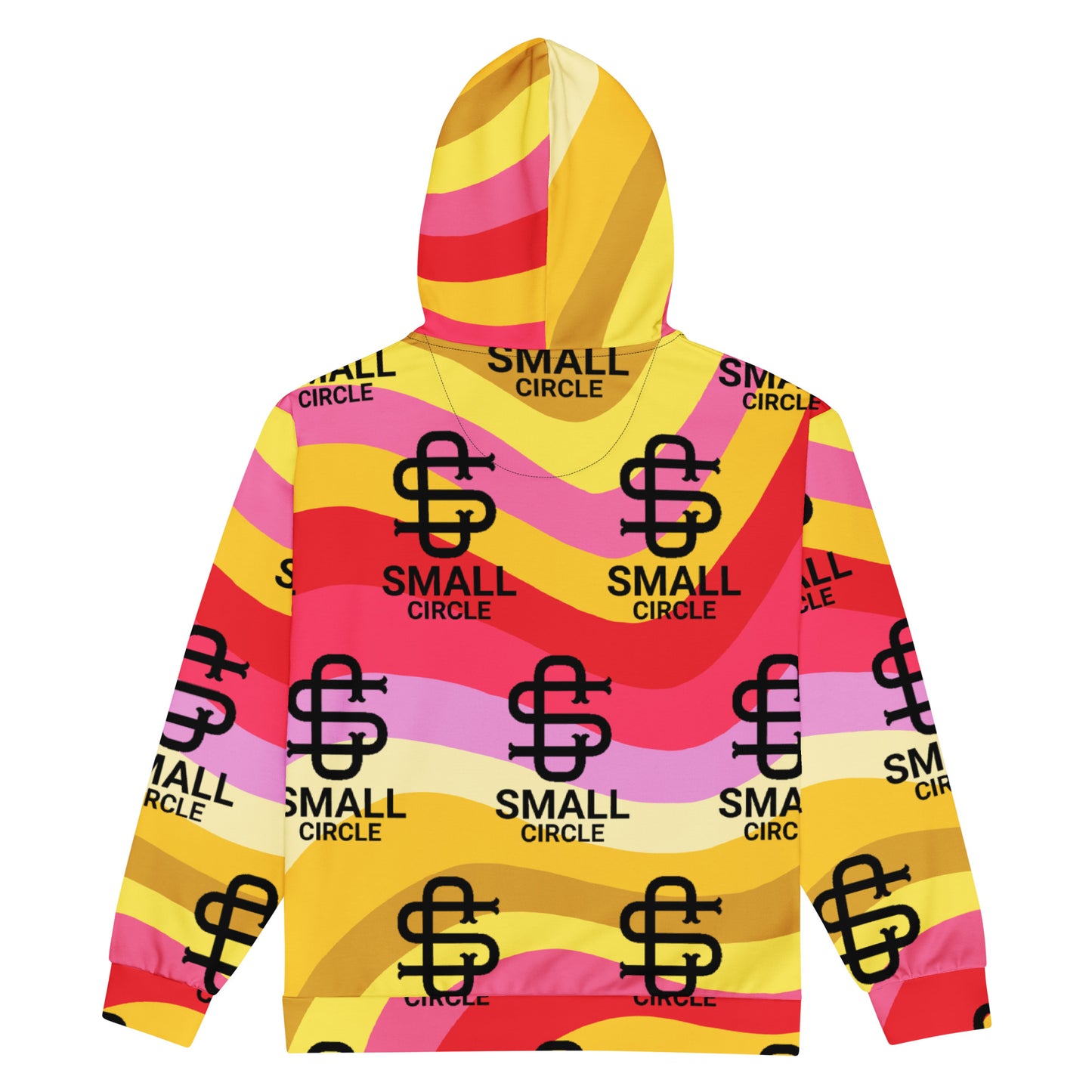 Small Circle Starburst Zip Hoodie