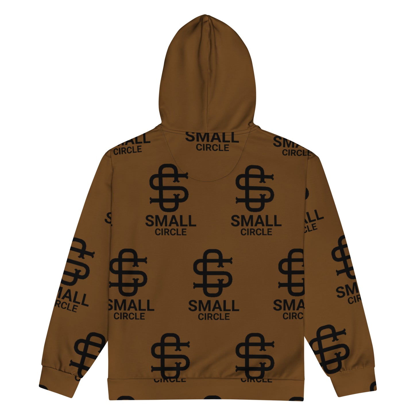 Small Circle Choc Zip hoodie