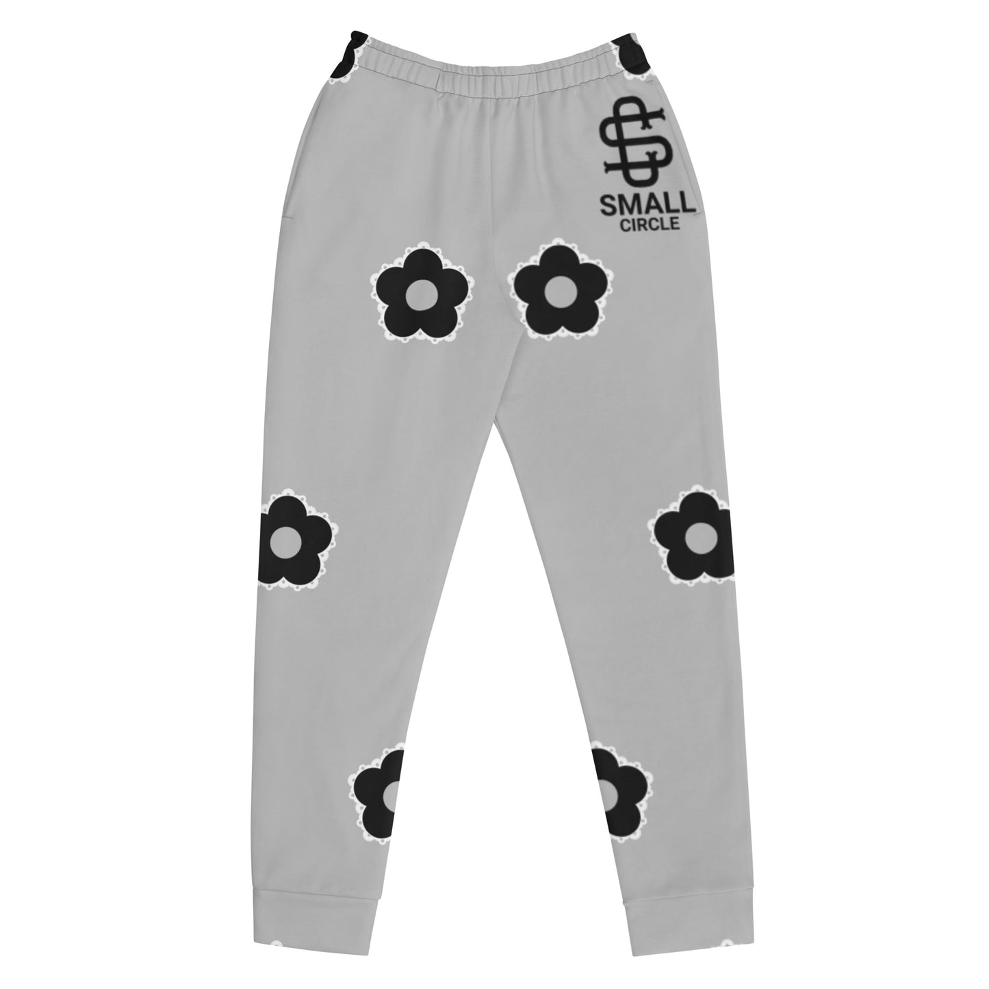 Small Circle La Flor Grey Women's Joggers