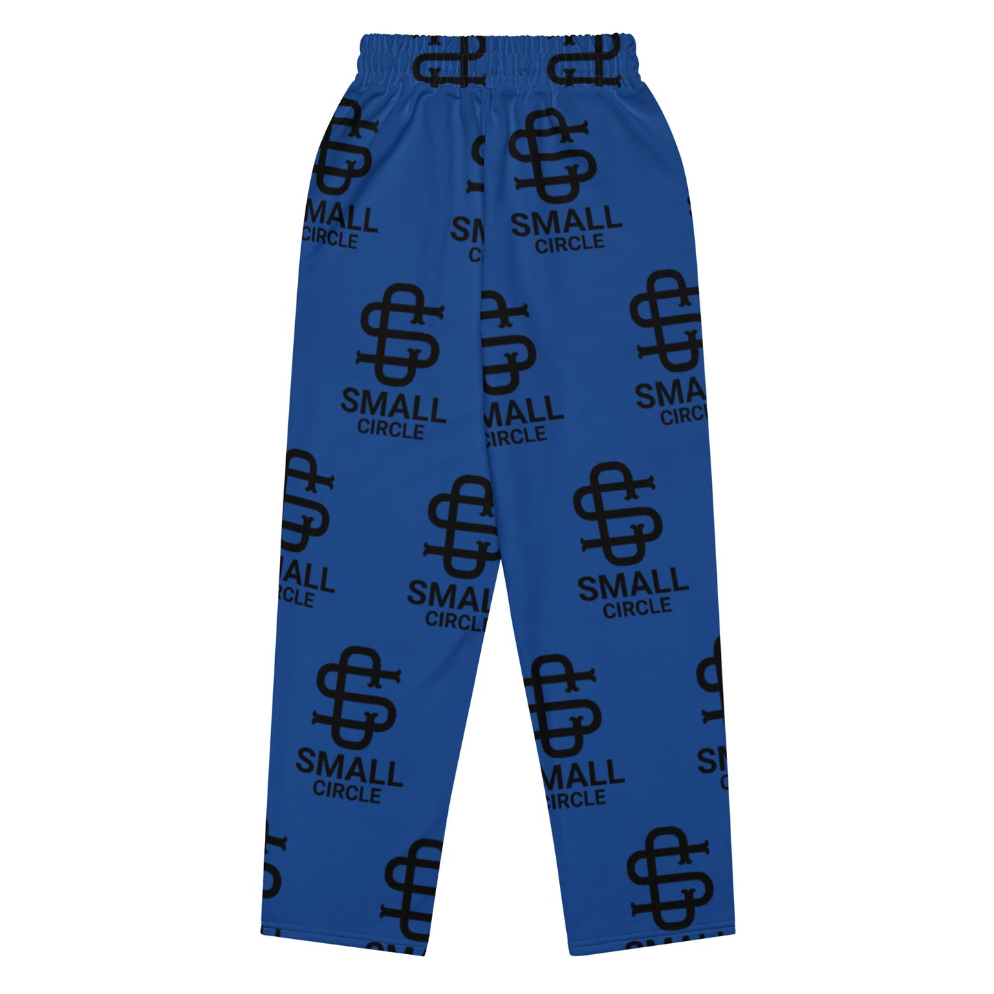 Small Circle Navy Wide-leg joggers