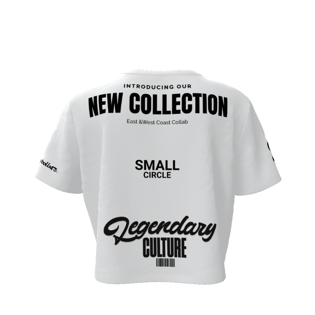 Small Circle Bear $$$ Women's Cropped Tee