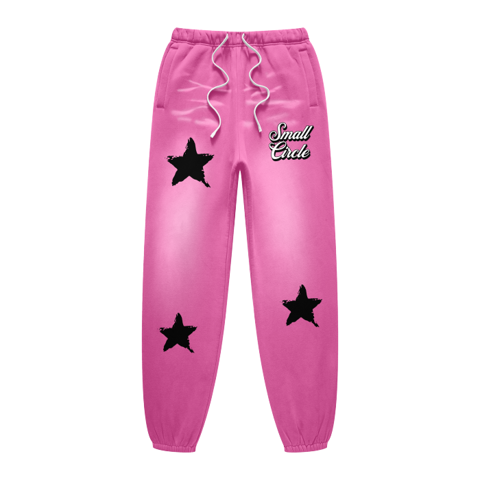 Small Circle Star Fleece Joggers