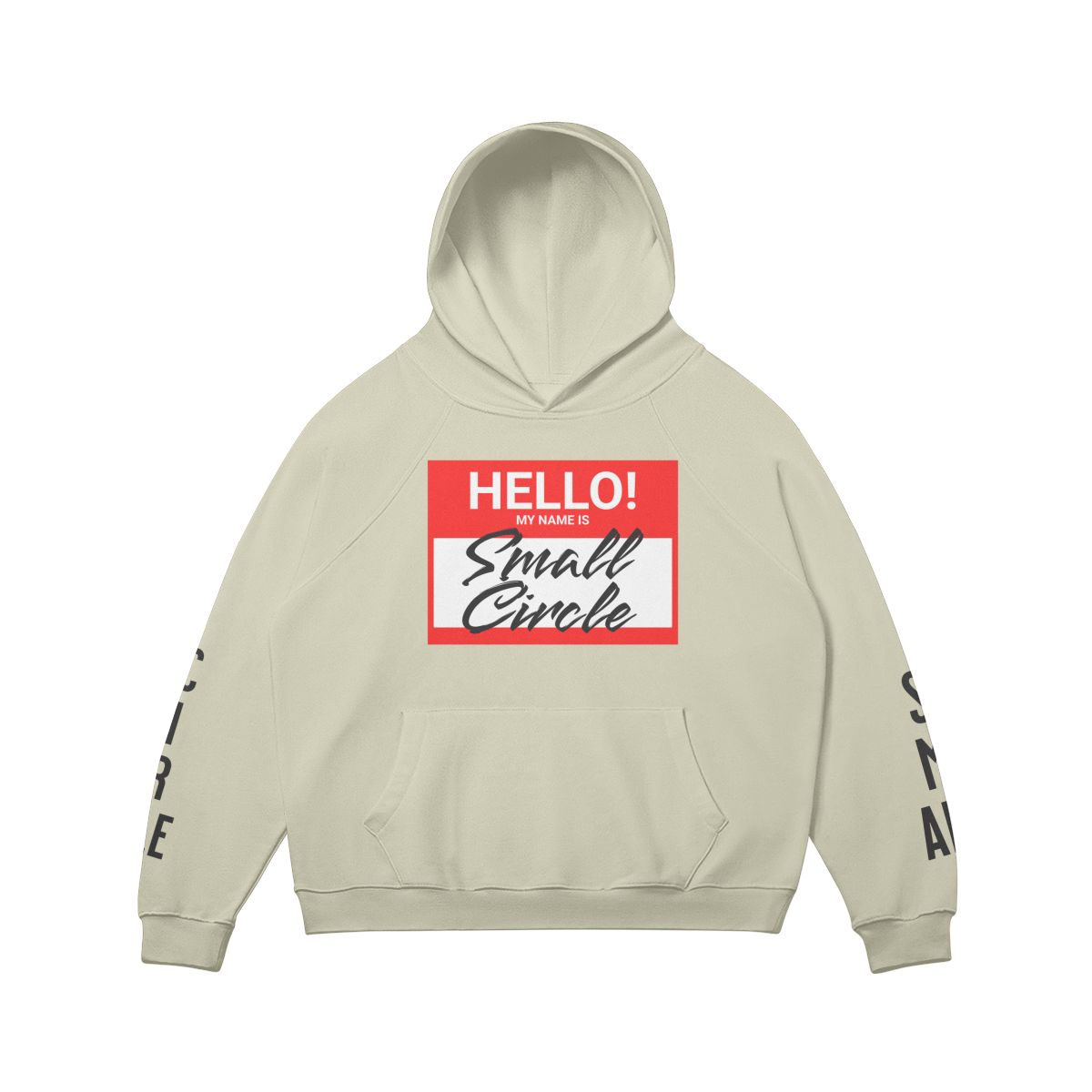 Small Circle Name Hoodie