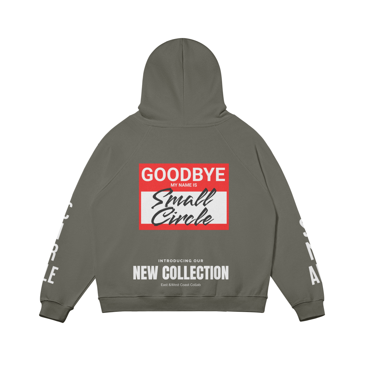 Small Circle Name Hoodie