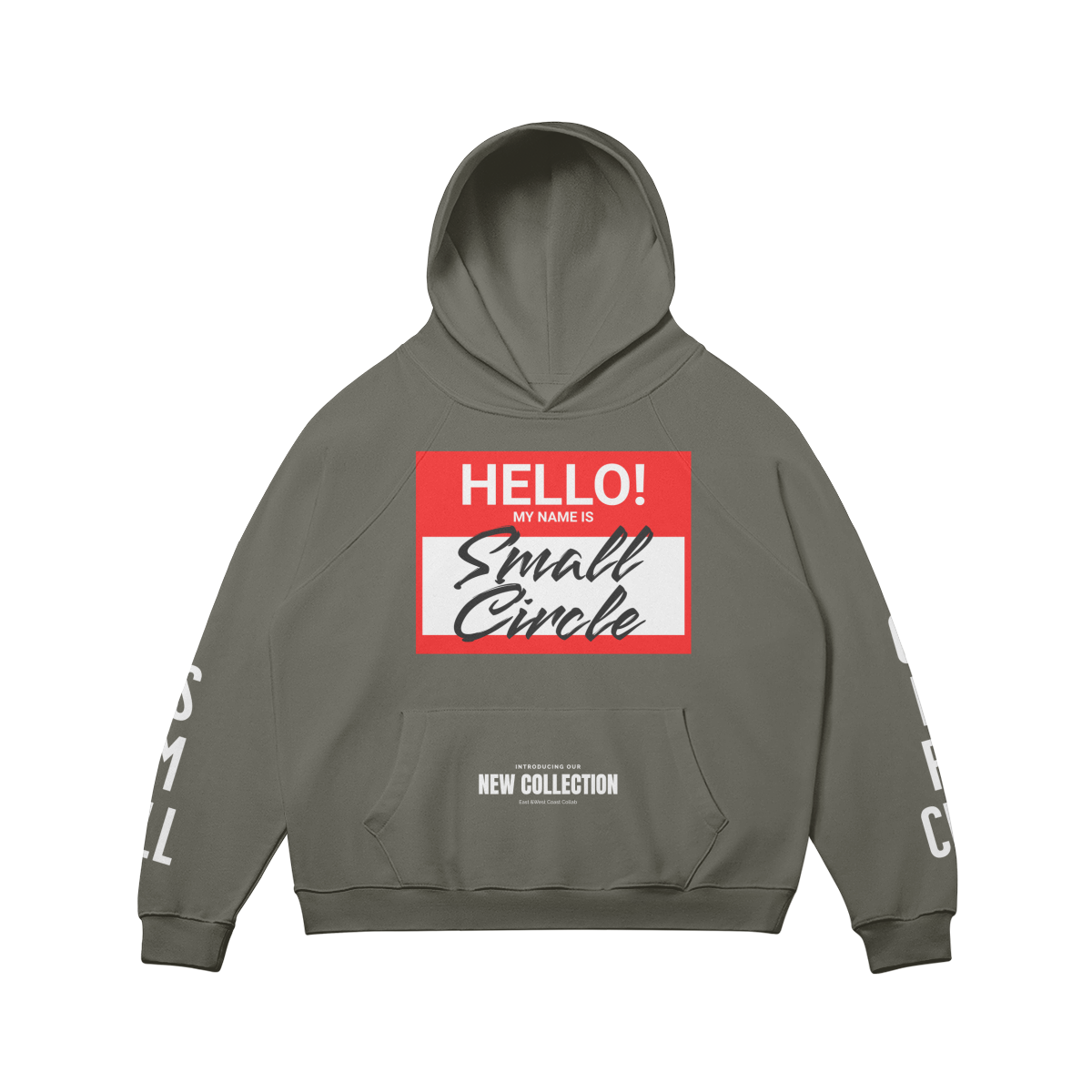Small Circle Name Hoodie