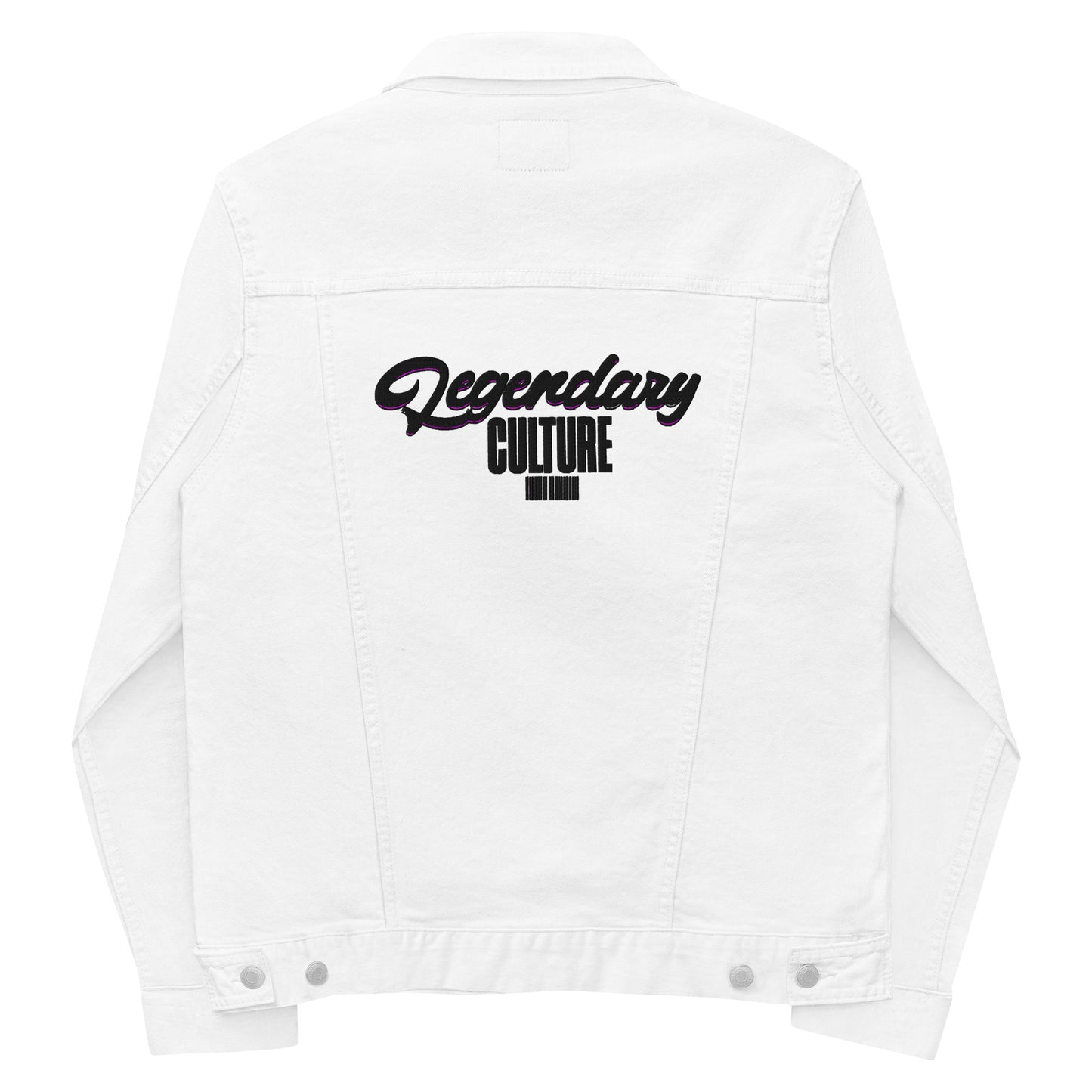 Small Circle White Denim Jacket