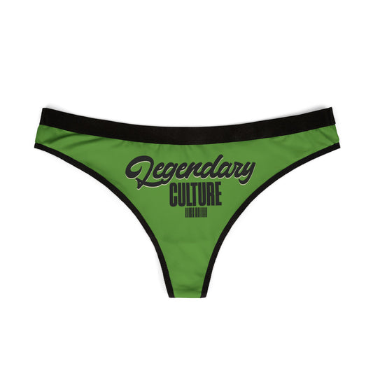 Small Circle Lime Thong