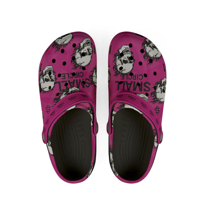 Small Circle Fuchsia Scully Crocs