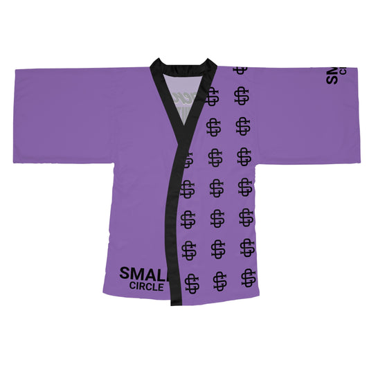Small Circle Lavy Long Sleeve Kimono Robe