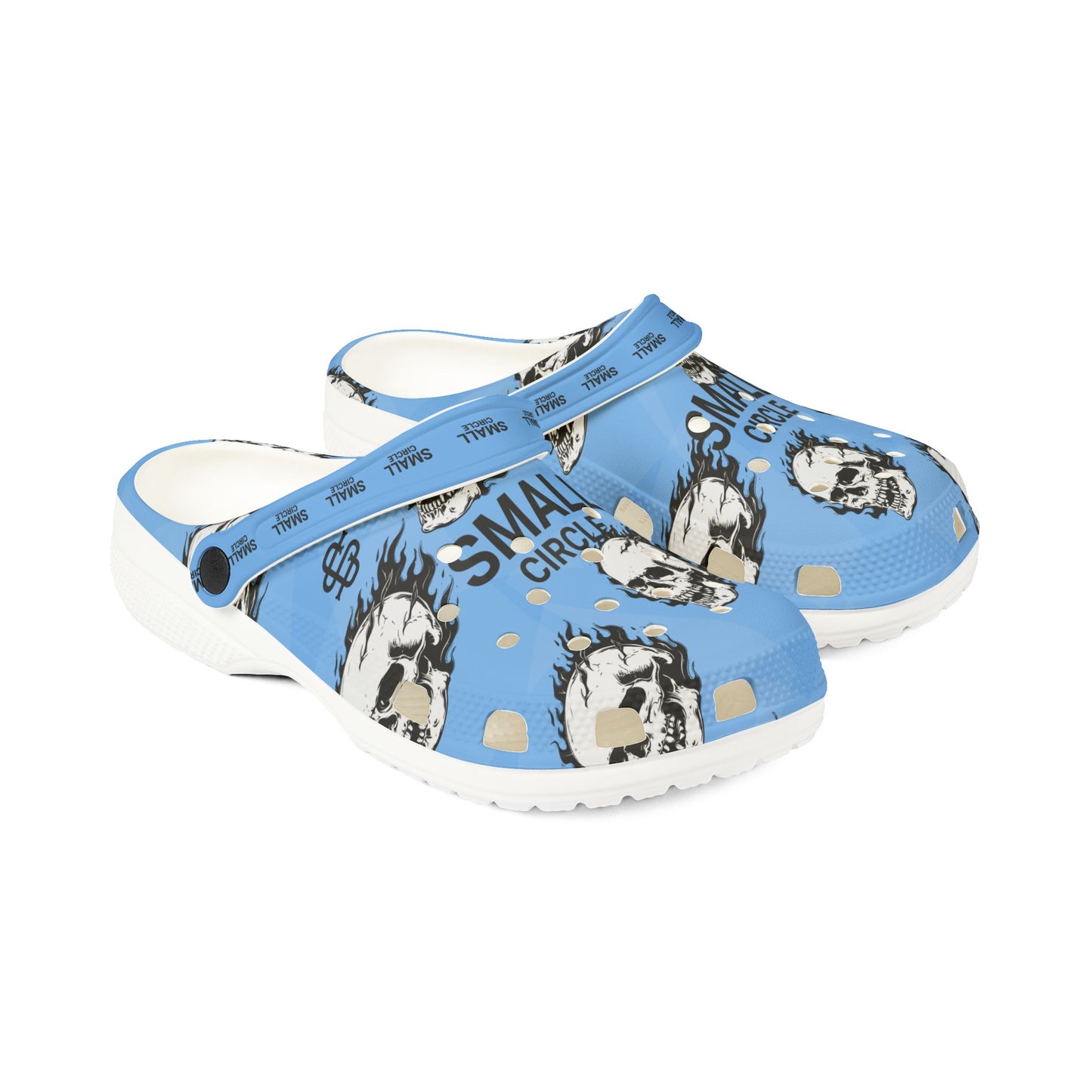 Small Circle Sky Scully Crocs