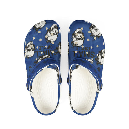 Small Circle Navy Scully Crocs