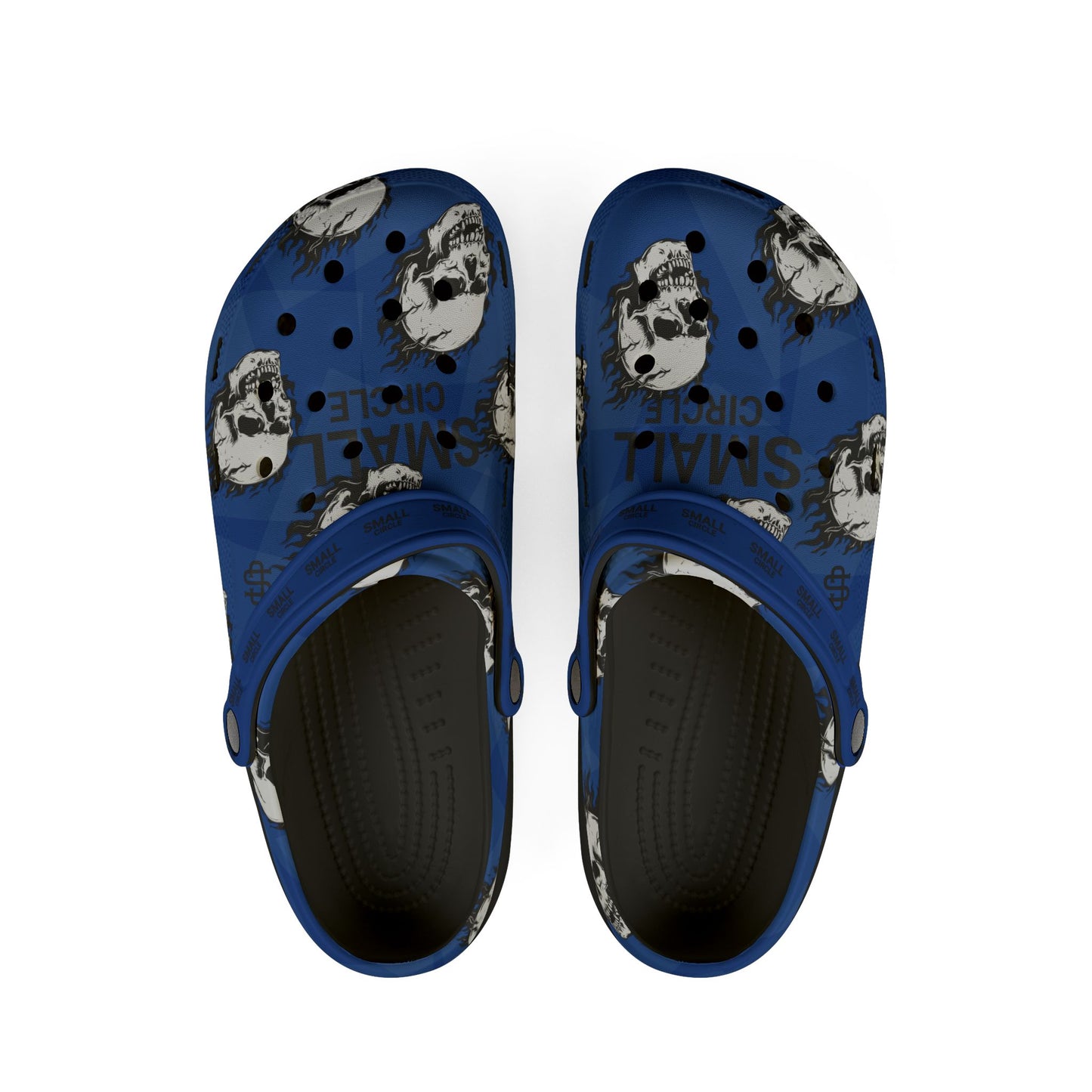 Small Circle Navy Scully Crocs