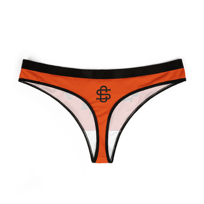 Small Circle Orange Thong