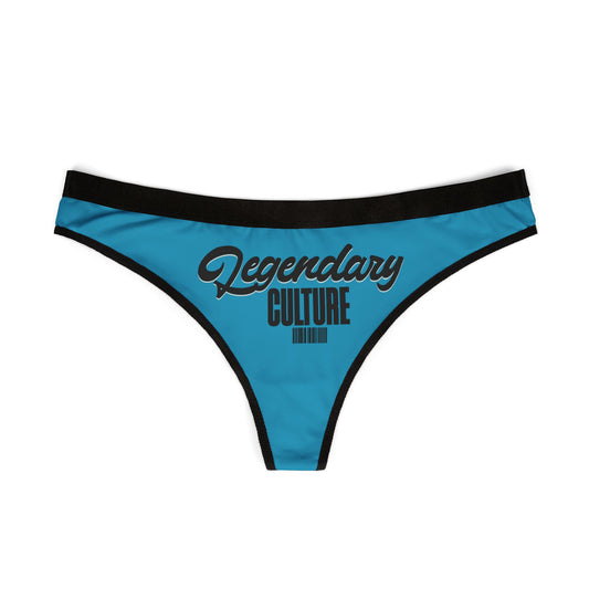 Small Circle Turq Thong