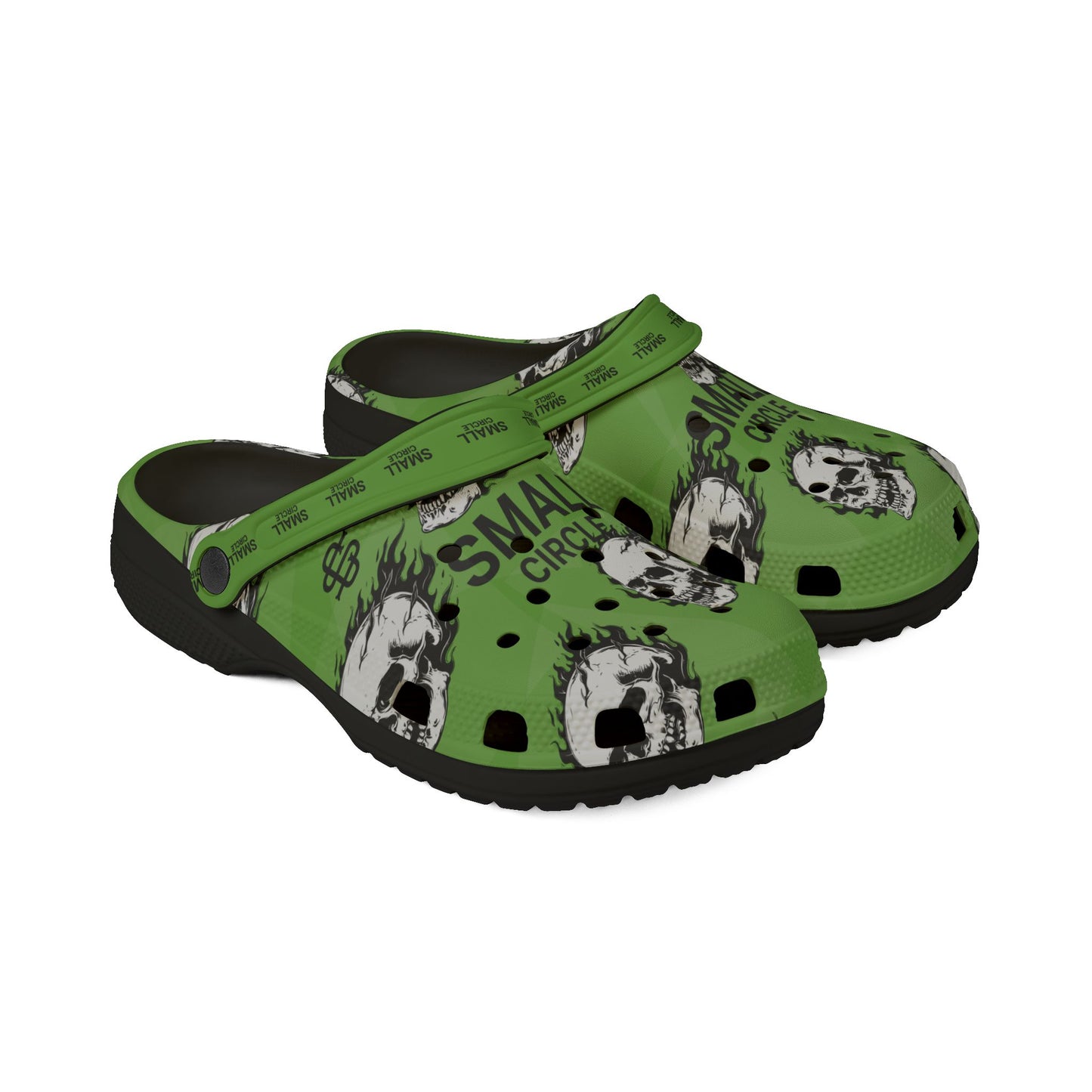 Small Circle Lime Scully Crocs