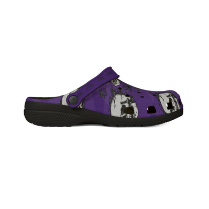 Small Circle Purple Scully Crocs