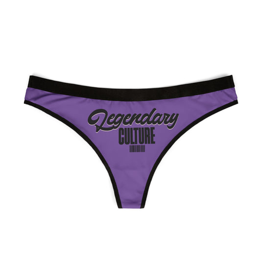 Small Circle Purple Thong
