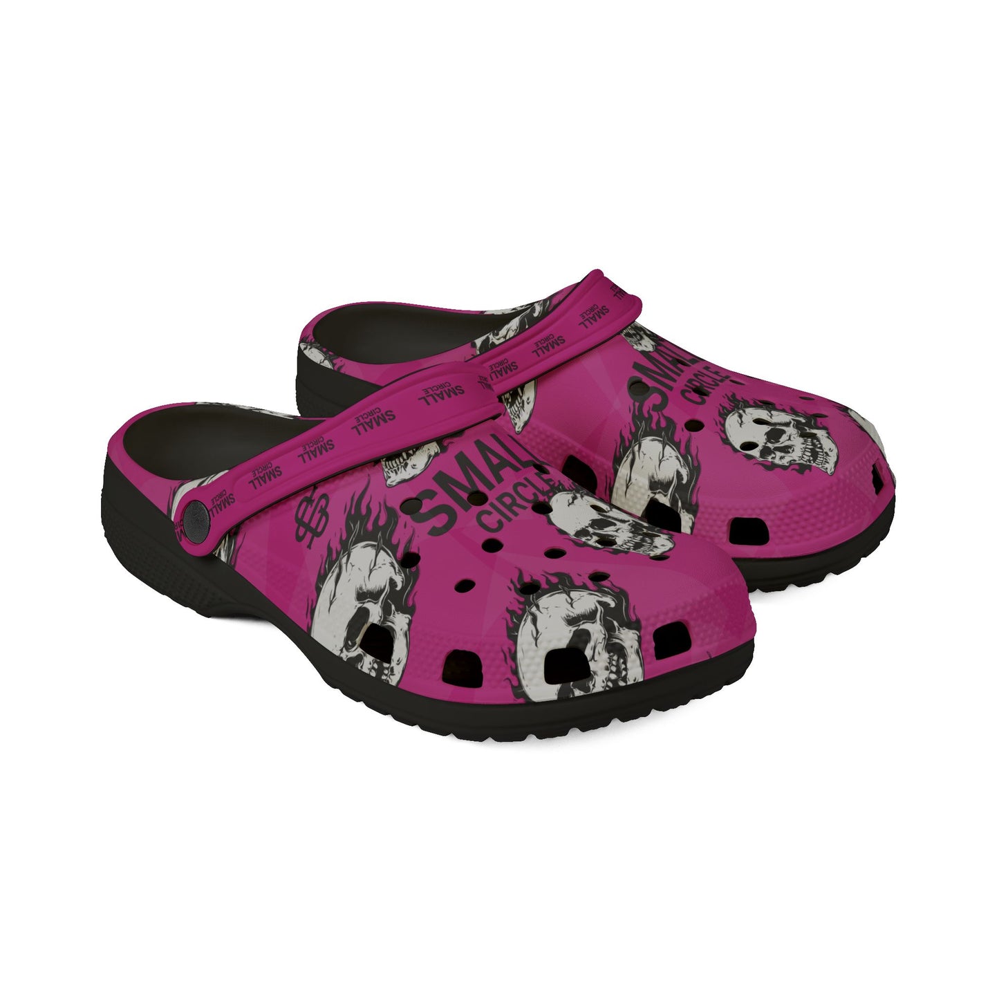 Small Circle Fuchsia Scully Crocs