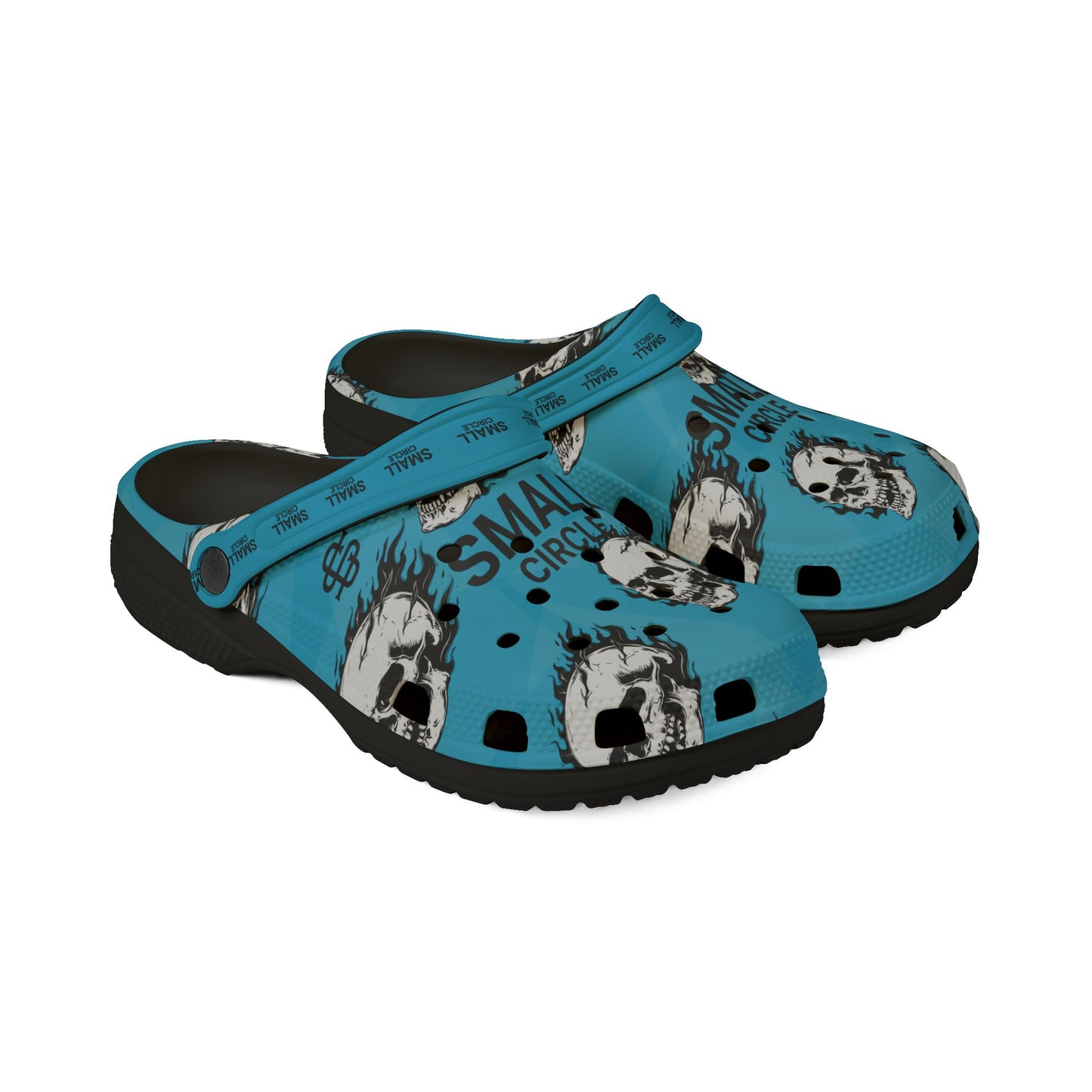 Small Circle Turq Scully Crocs