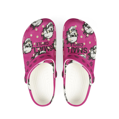 Small Circle Fuchsia Scully Crocs