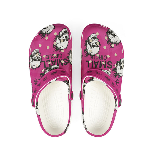 Small Circle Fuchsia Scully Crocs