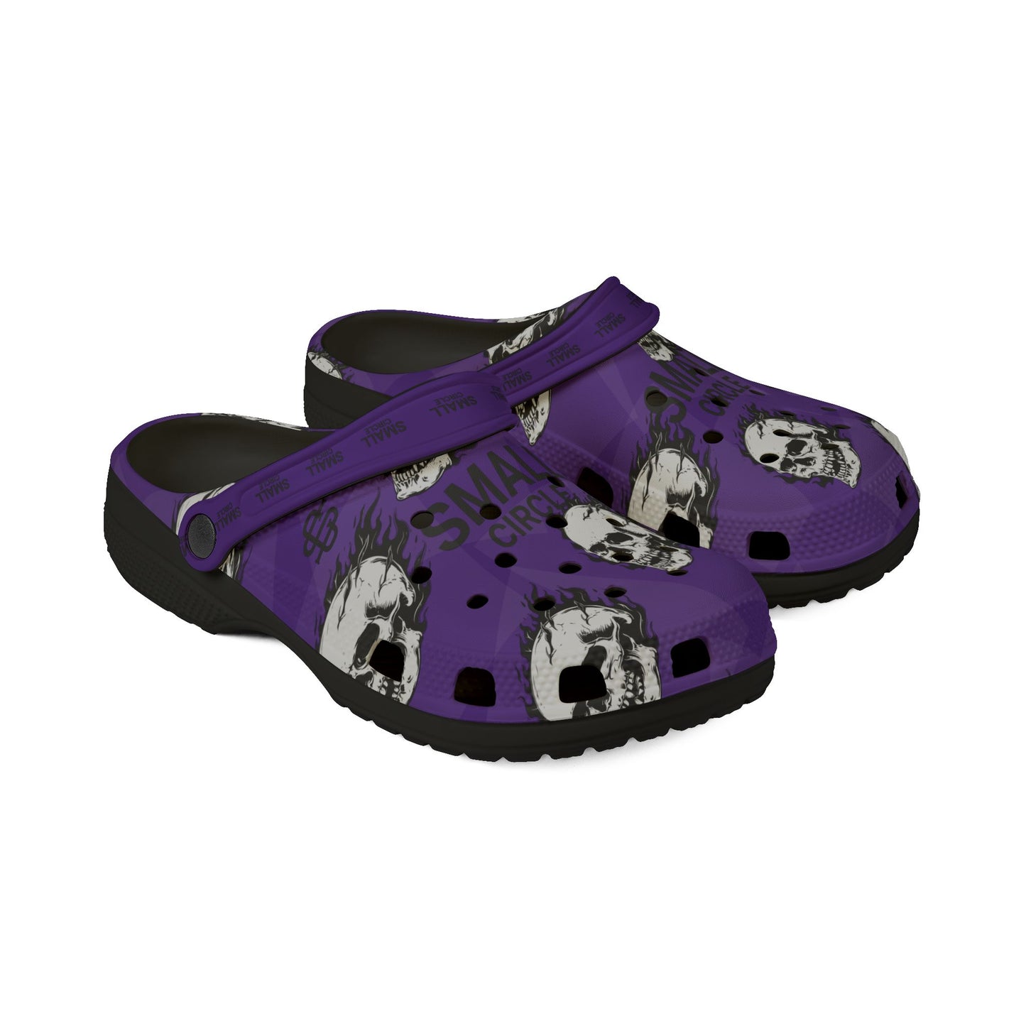 Small Circle Purple Scully Crocs