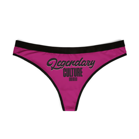 Small Circle Fuchsia Thong