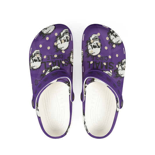 Small Circle Purple Scully Crocs