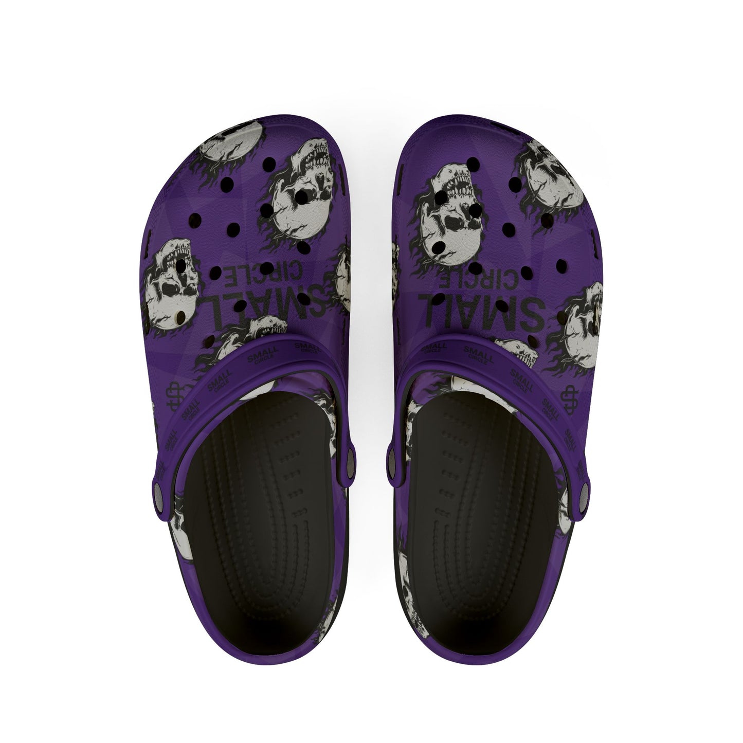 Small Circle Purple Scully Crocs